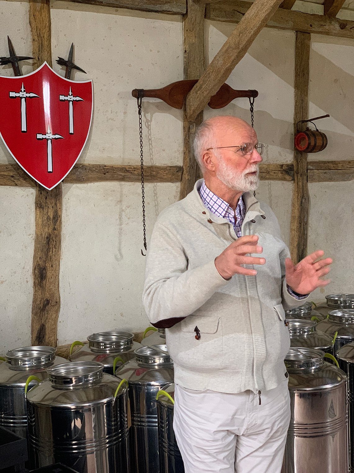 British cheesemaker Charles Martell