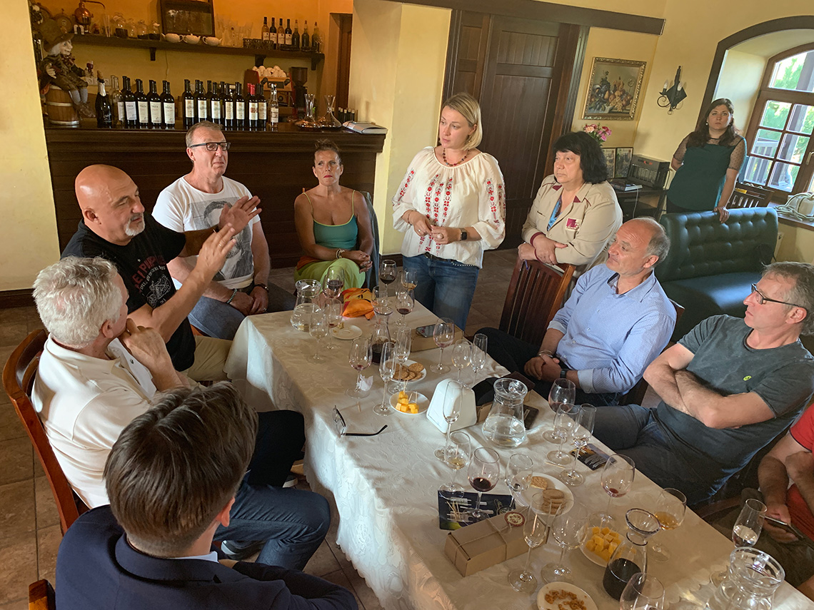 Degustation at Kolonist winery