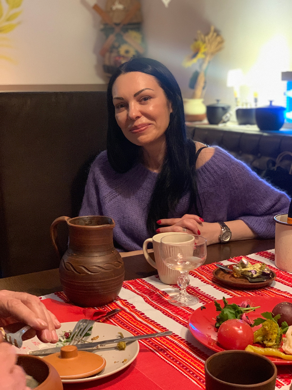 At the Ukrainian restaurant Pan Kotowski in Gdansk