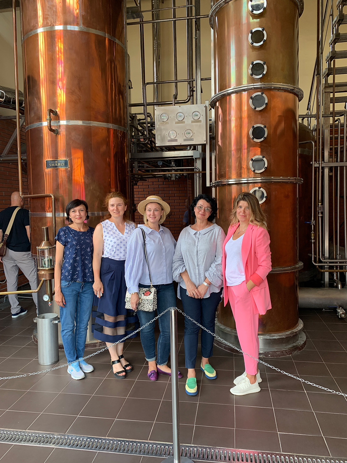 At winery