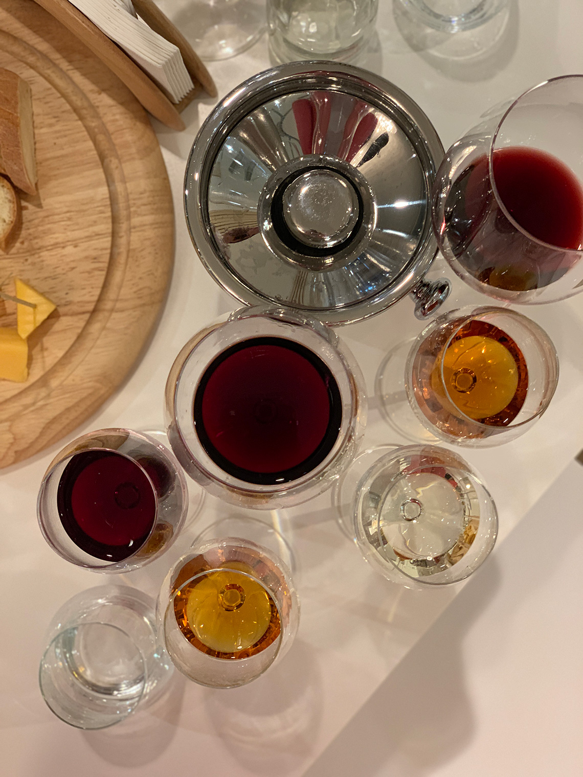 Different types of wine