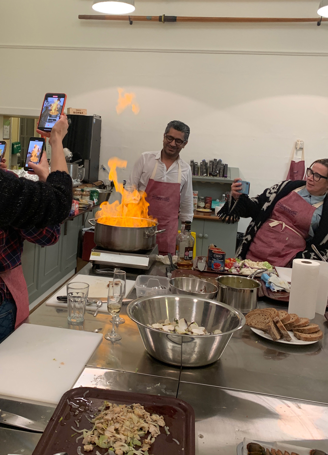 Cooking at the school of the popular culinary blogger Nika Belotserkovskaya