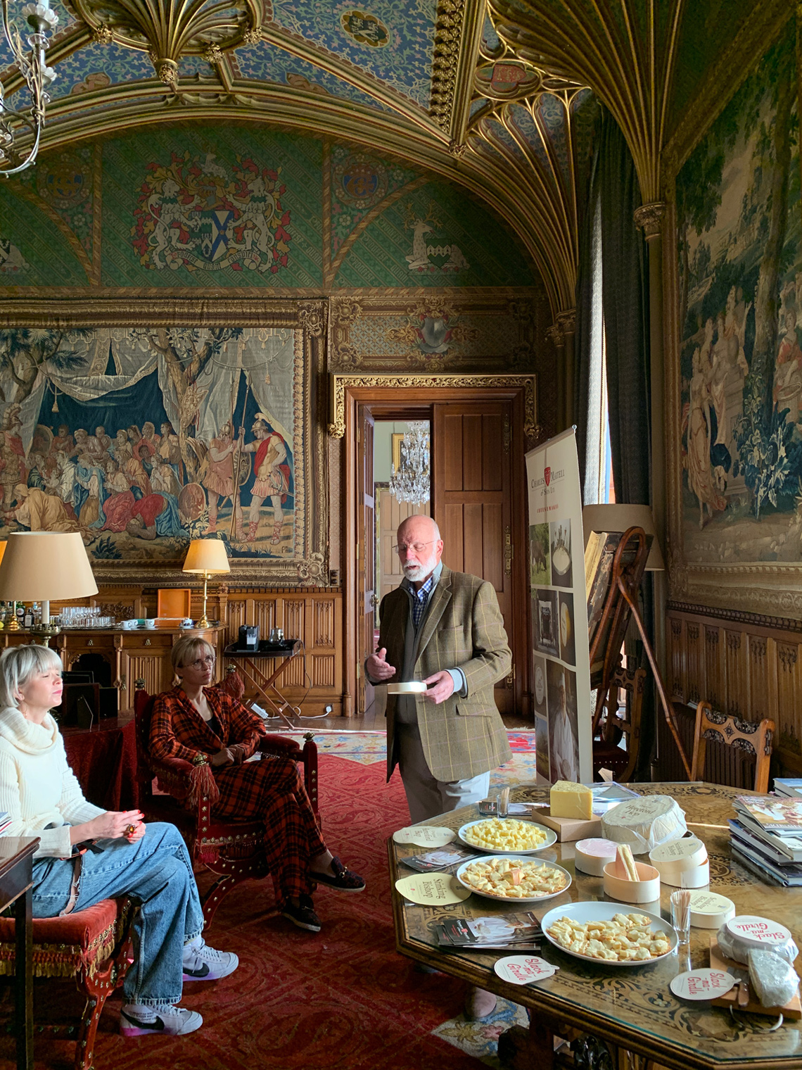 Cooking class at the Sommers family estate Eastnor Castle