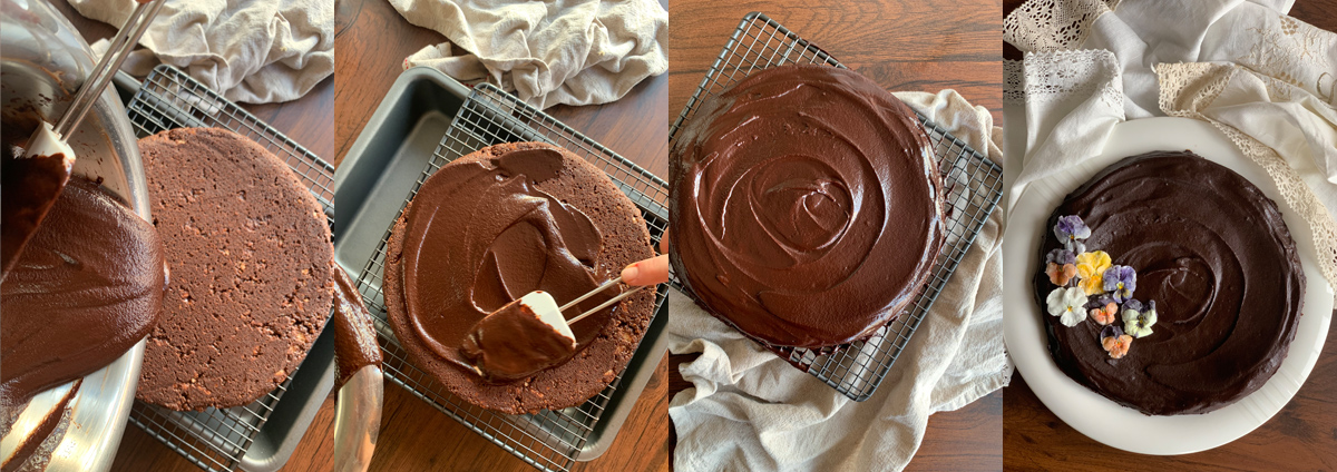 Chocolate biscuit wedding cake - English tradition since Victorian times