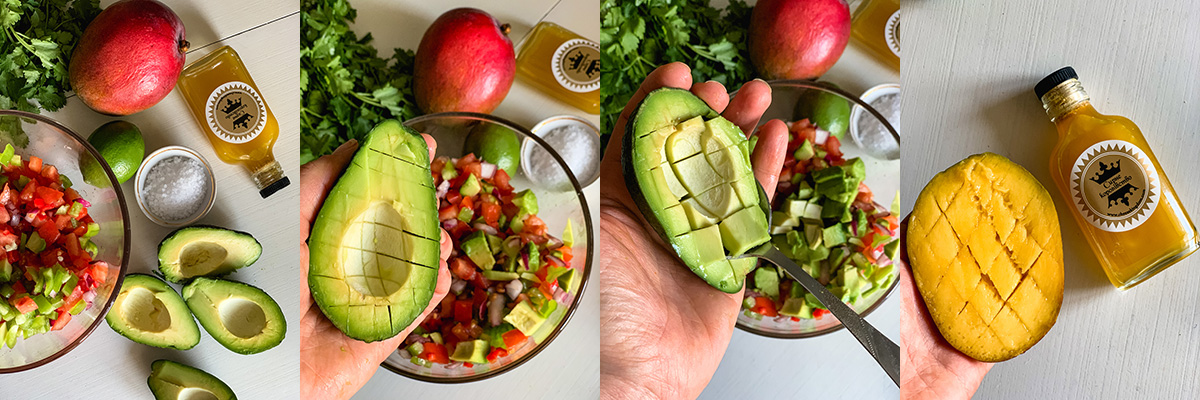 Mango Pico de Gallo. Salad with mango. The best culinary recipes on the gastronomy blog of Maria Kalenska.