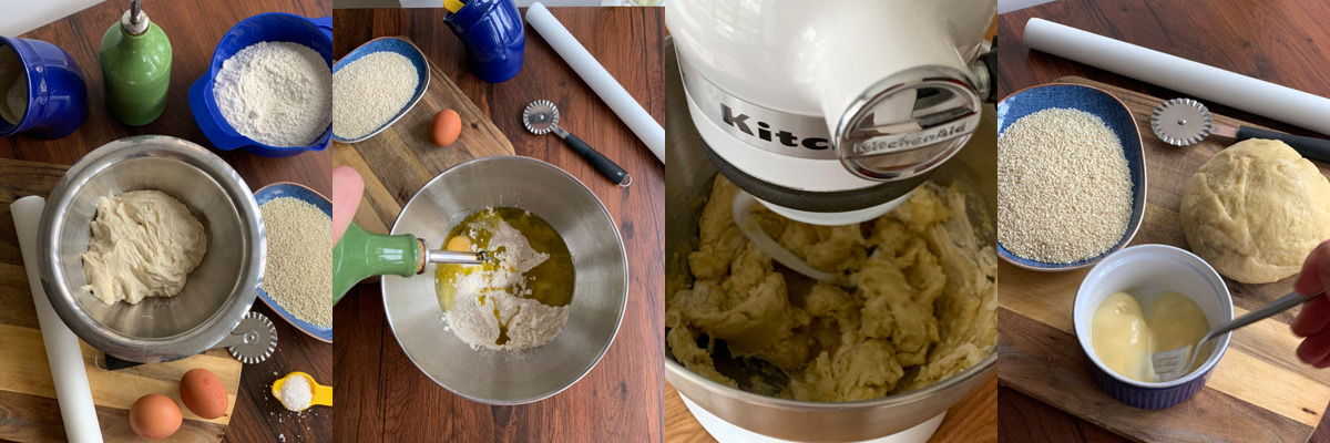 Sourdough Crackers by Mykola Nevrev. Step 1