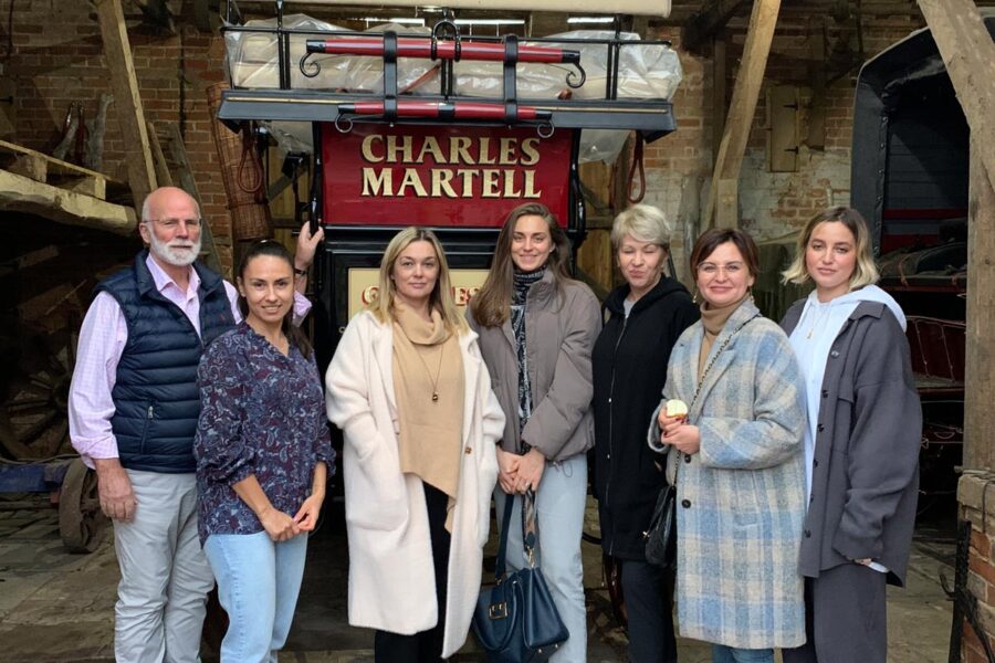 Meeting with famous cheese maker Charles Martell in Maria Kalenska gastronomy blog.