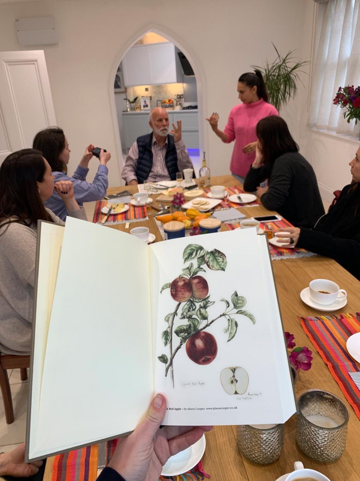 Meeting with famous cheese maker Charles Martell