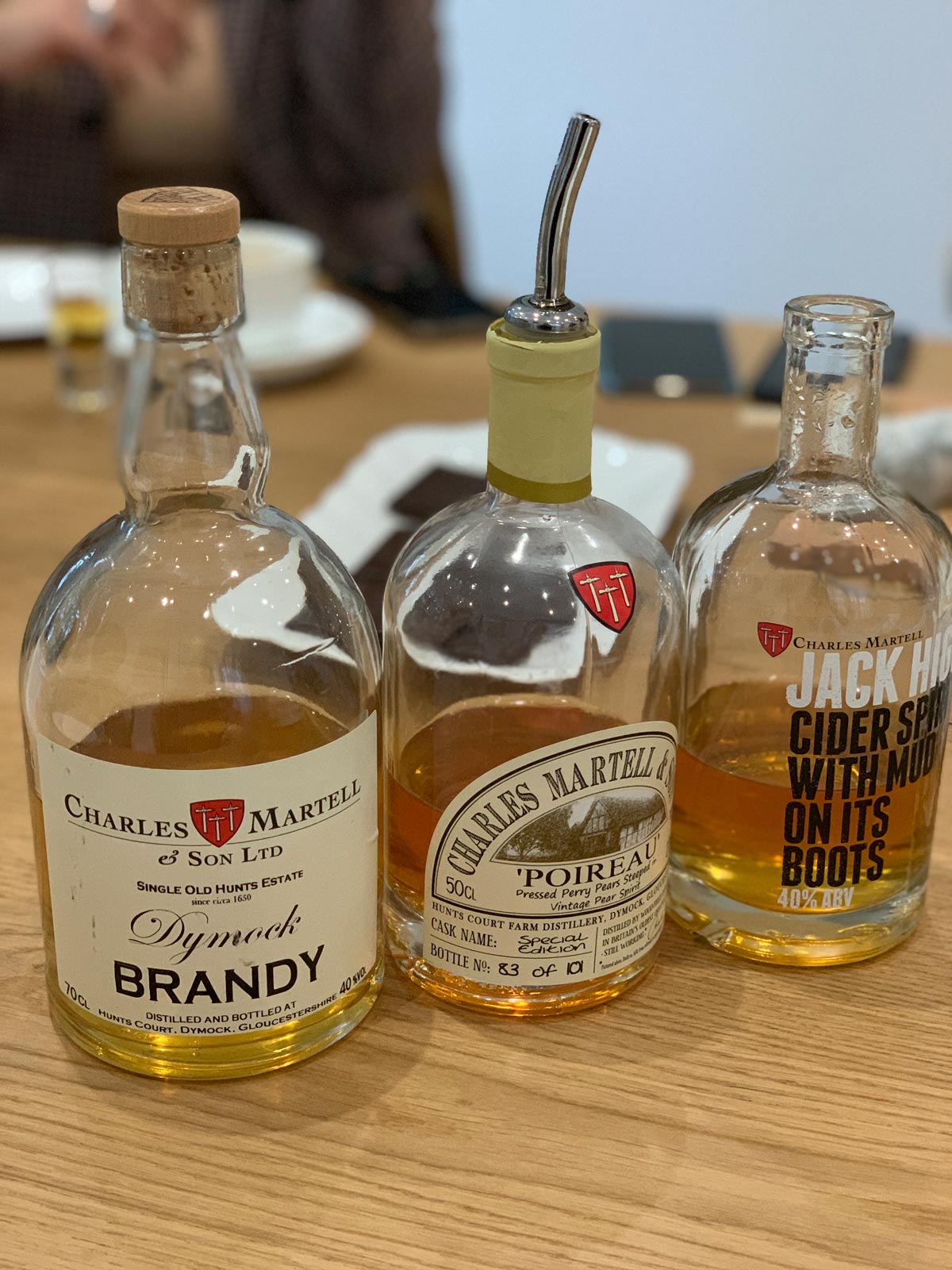 Meeting with famous cheese maker Charles Martell