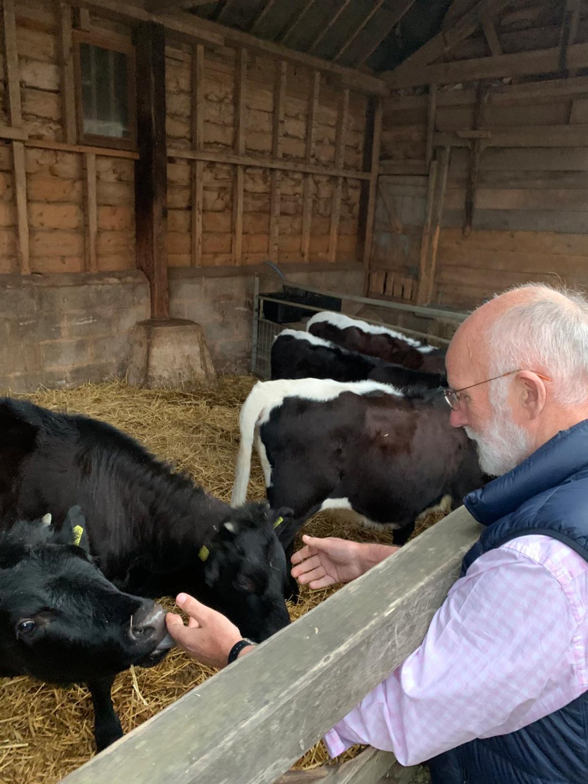 Meeting with famous cheese maker Charles Martell