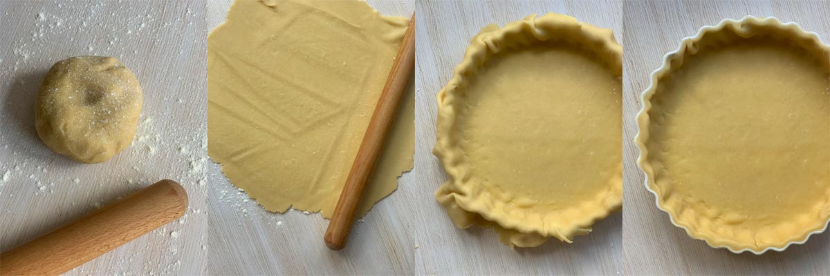 Rhubarb frangipane tart